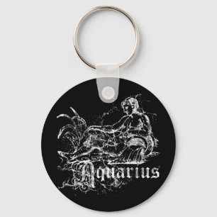 Zodiac Aquarius Nyckelring
