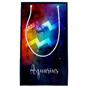 Zodiac: Aquarius Space Rainbow