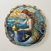 Zodiac - Aquarius Vatten Bearer-Sjöjungfrun