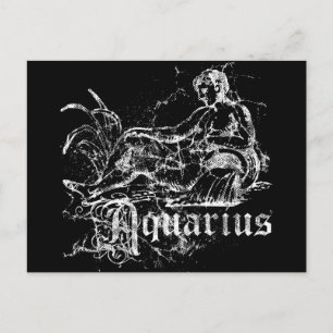 Zodiac Aquarius Vykort