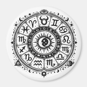 Zodiac Arcana — De tolv stjärntecknen av BurnsInHe Magnet