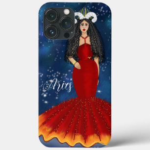 Zodiac Aries Goddess i Blue Celestial