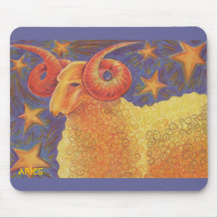 Zodiac Aries mousepad Musmatta