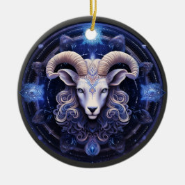 Zodiac Aries Personlig Astrology Ornament