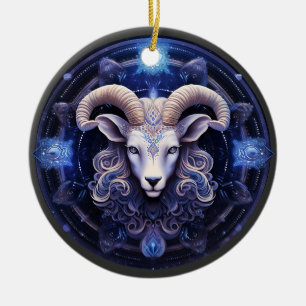 Zodiac Aries Personlig Astrology Ornament