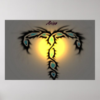 Zodiac Aries Poster