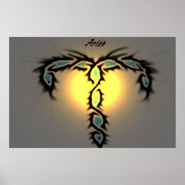 Zodiac Aries Poster (Framsidan)