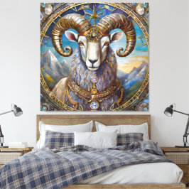 Zodiac - Aries Ram Canvastryck