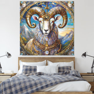 Zodiac - Aries Ram Canvastryck