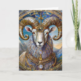 Zodiac - Aries Ram Kort