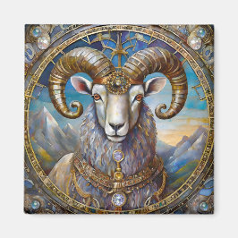 Zodiac - Aries Ram Magnet