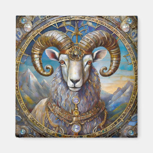 Zodiac - Aries Ram Magnet