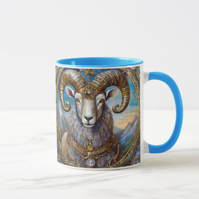 Zodiac - Aries Ram Mugg (Höger)