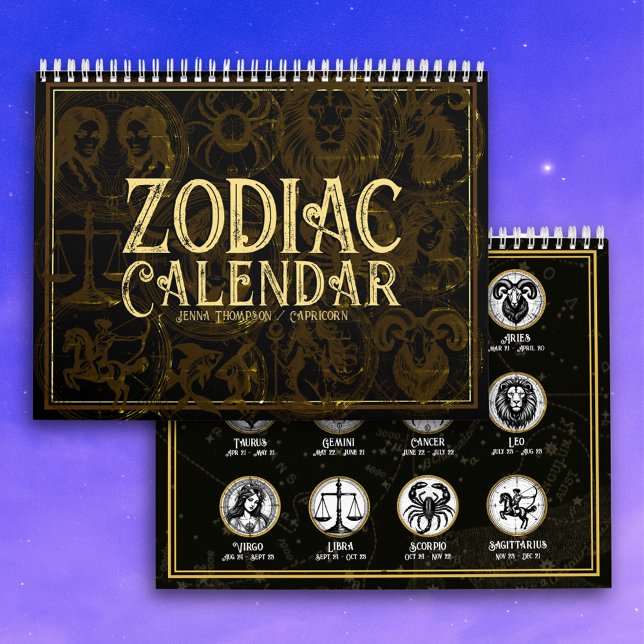 Zodiac Astrology Calendar Kalender (Skapare uppladdad)
