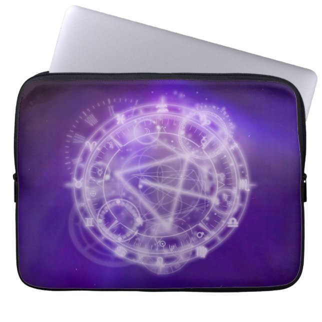 Zodiac Astrology-diagram Laptop Fodral (Framsidan)