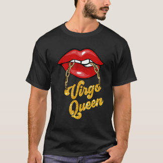 Zodiac Astrology Lip Våg Queen September september T Shirt