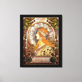 Zodiac av Alphonse Mucha Canvastryck