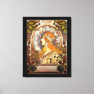 Zodiac av Alphonse Mucha Canvastryck