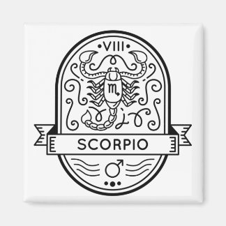 ZODIAC BADGE SYMBOL SKOPIO STROKE MAGNET