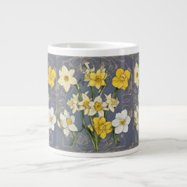 Zodiac Birth Flower Personalized Mug Jumbo Mugg
