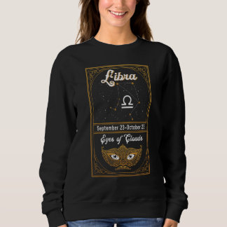 Zodiac Birthday Astrology Signal Libra Ögon of Clo T Shirt