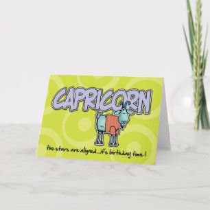 Zodiac Birthday - Capricorn Kort