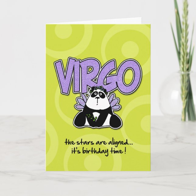Zodiac Birthday - Våg Kort (Framsida)