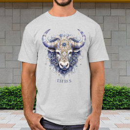 Zodiac Bull Symbol Celestial Fantasy Taurus Manar T Shirt
