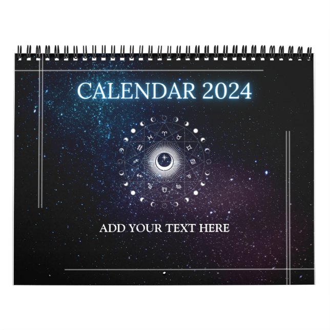 Zodiac Calander 2024 Astrology Zodiac Tecken Kalender (Omslag)