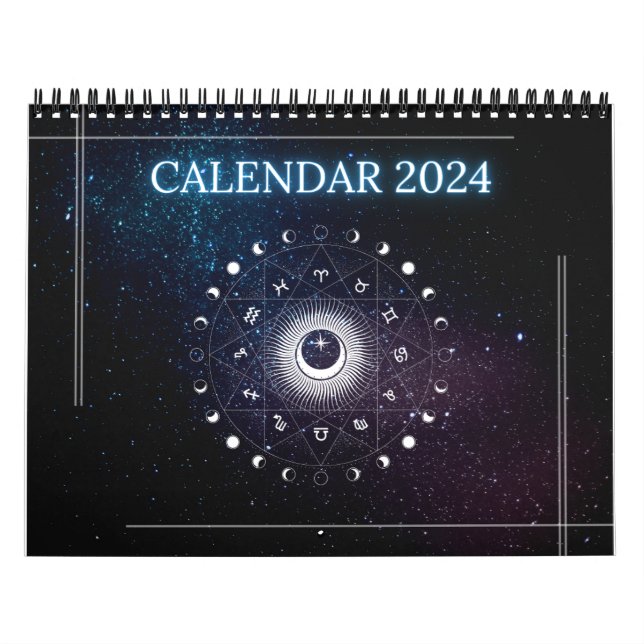 Zodiac Calander 2024 Calendar Astrology Kalender (Omslag)