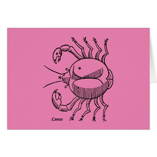 Zodiac: Cancer 1482 OBS Kort (Framsidan Horizontal)