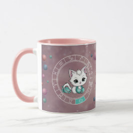 Zodiac Cancer Cute Wheel Planet Astrology Mugg