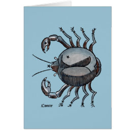 Zodiac: Cancer i färg OBS Kort