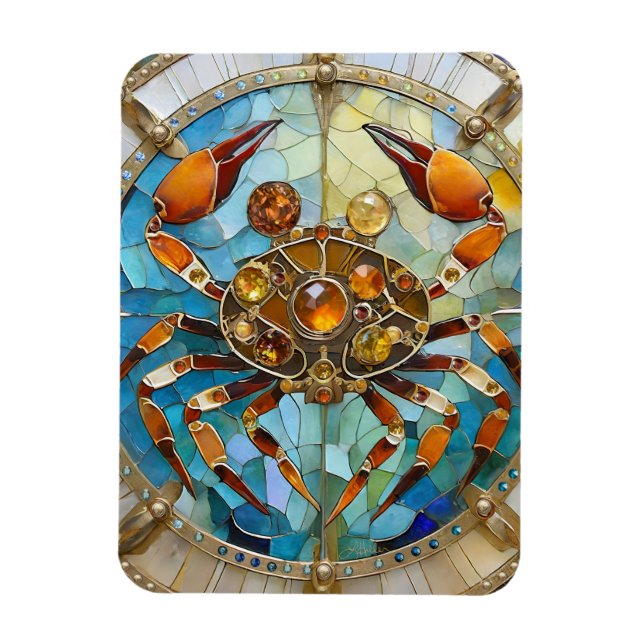 Zodiac - cancer i krabban magnet (Vertikal)