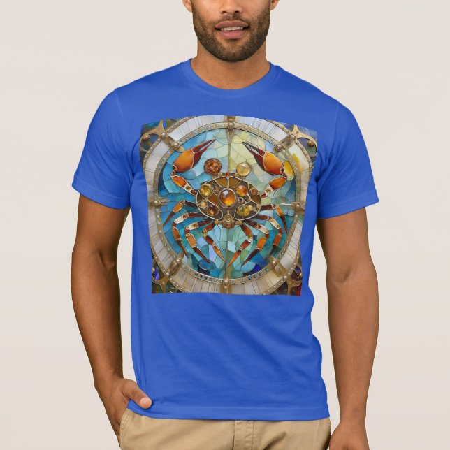Zodiac - cancer i krabban t shirt (Framsida)