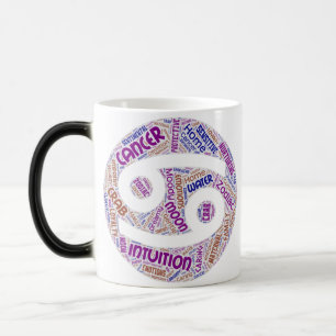 Zodiac-Cancer Ord Art Magisk Mugg