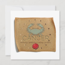 ZODIAC - Cancer - Personlig Notekort
