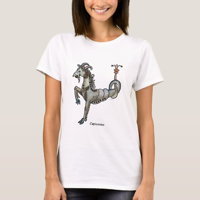 Zodiac: Capricorn 1482 Tee Shirt (Framsida)