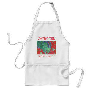 Zodiac Capricorn apron Förkläde