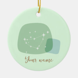 Zodiac Capricorn Julgransprydnad Keramik