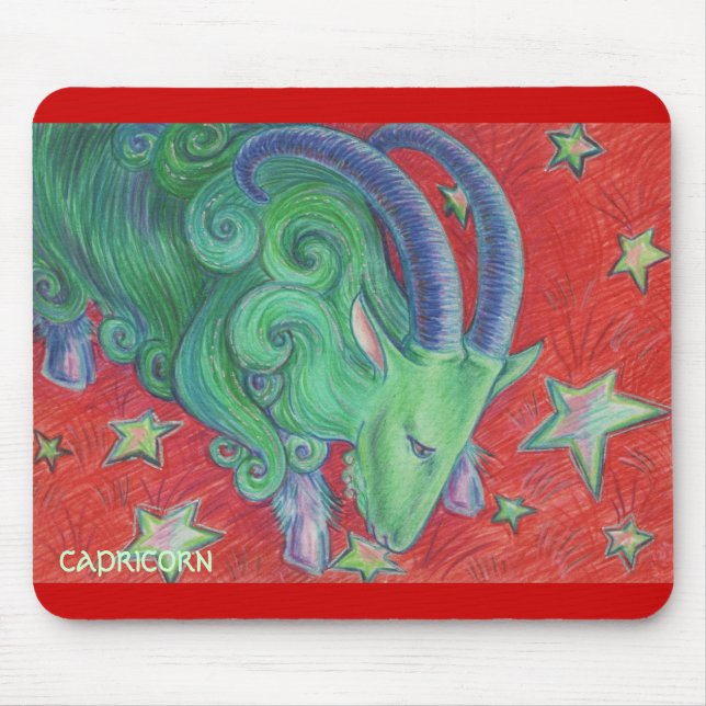 Zodiac Capricorn mousepad Musmatta (Framsidan)