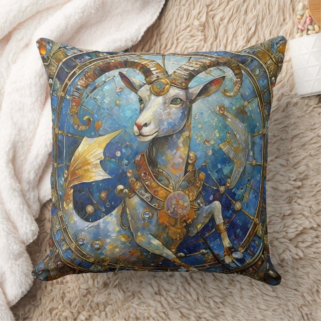 Zodiac - Capricorn the Sea Goat Kudde (Filt)