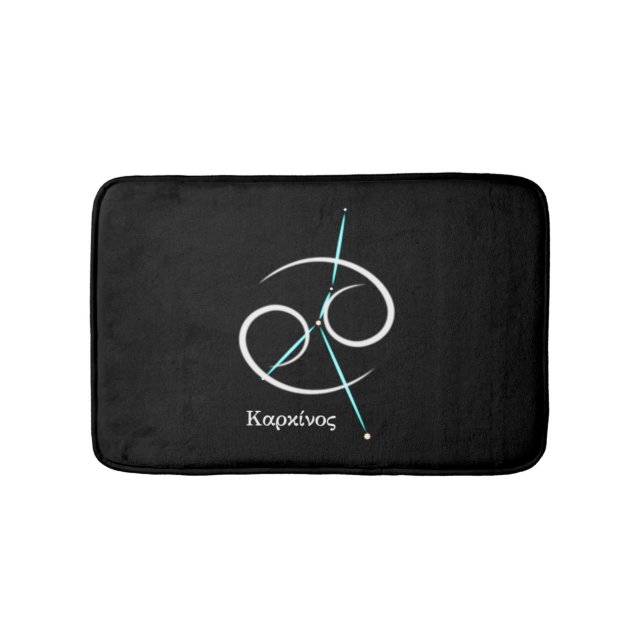 Zodiac Constellation Cancer Bath Mat Badrumsmatta (Framsidan)