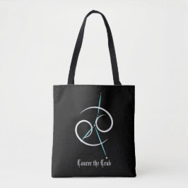 Zodiac Constellation Cancer Tote Bag Tygkasse