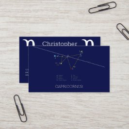 Zodiac Constellation Capricornus Visitkort