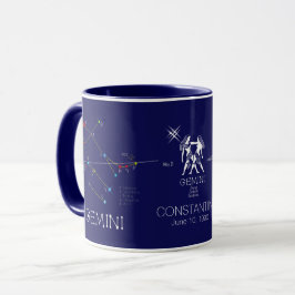 Zodiac Constellation Gemini Mugg