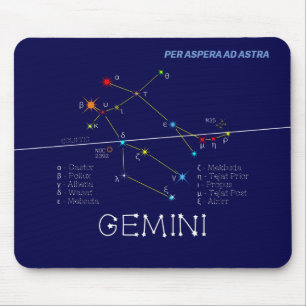 Zodiac Constellation Gemini Musmatta