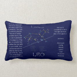 Zodiac Constellation Leo Funny Unique Lumbarkudde