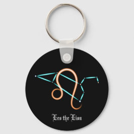 Zodiac Constellation Leo Keychain Nyckelring