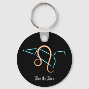 Zodiac Constellation Leo Keychain Nyckelring